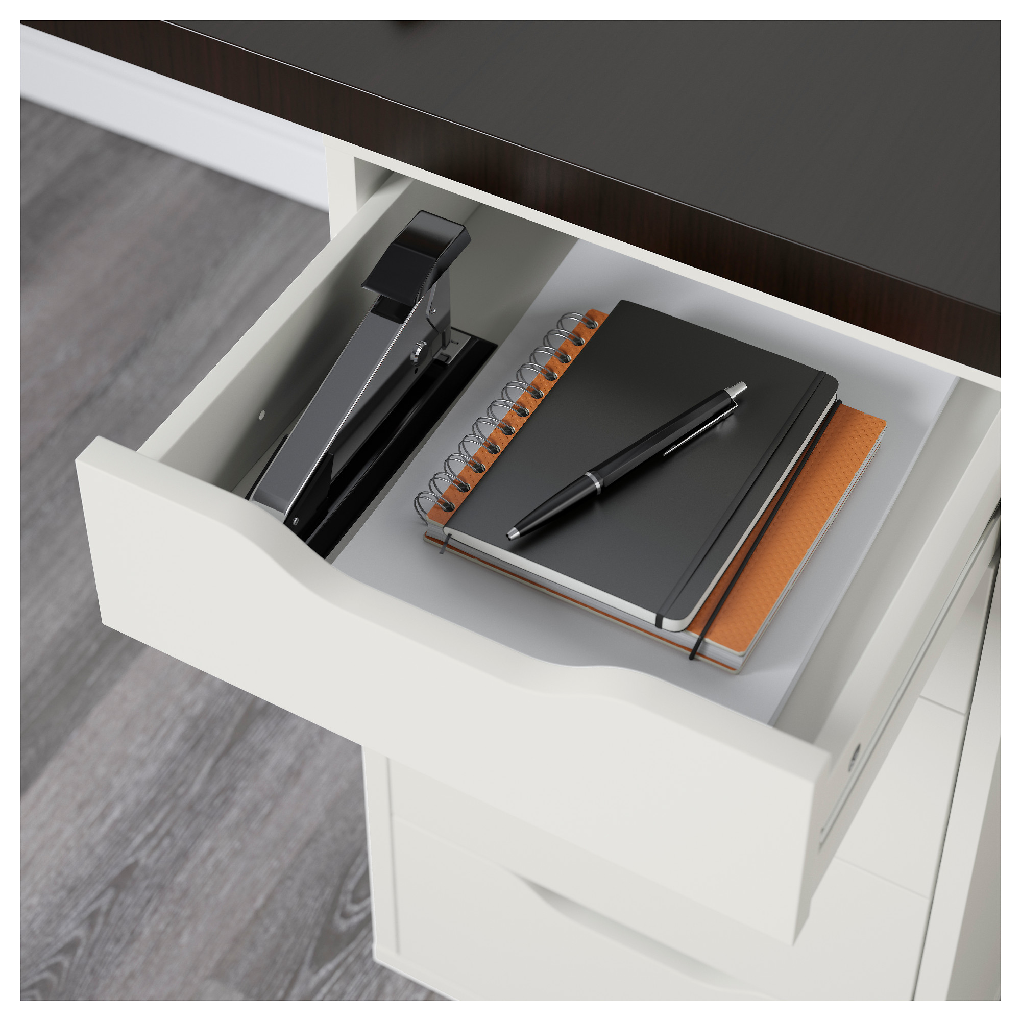 LINNMON/ALEX table, blackbrown/white IKEA Indonesia