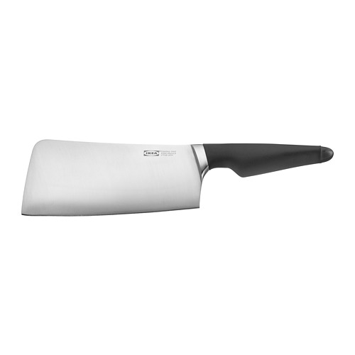 JÄMFÖRA Knife block with 3 knives, black - IKEA