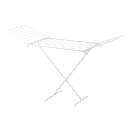 SLIBB drying rack, 2 levels, grey, 78x46x185 cm (30 ¾x18x72 ¾) - IKEA