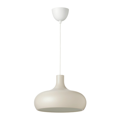 VÄXJÖ pendant lamp, beige, 38 cm | IKEA Indonesia