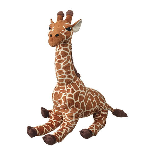 SANDLÖPARE soft toy, giraffe/brown, 70 cm | IKEA Indonesia