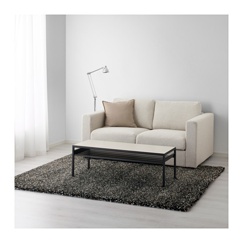 VINDUM rug, high pile, dark grey IKEA Indonesia