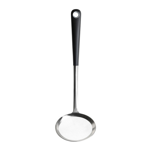 IKEA 365+ HJÄLTE Soup ladle, stainless steel/black - IKEA