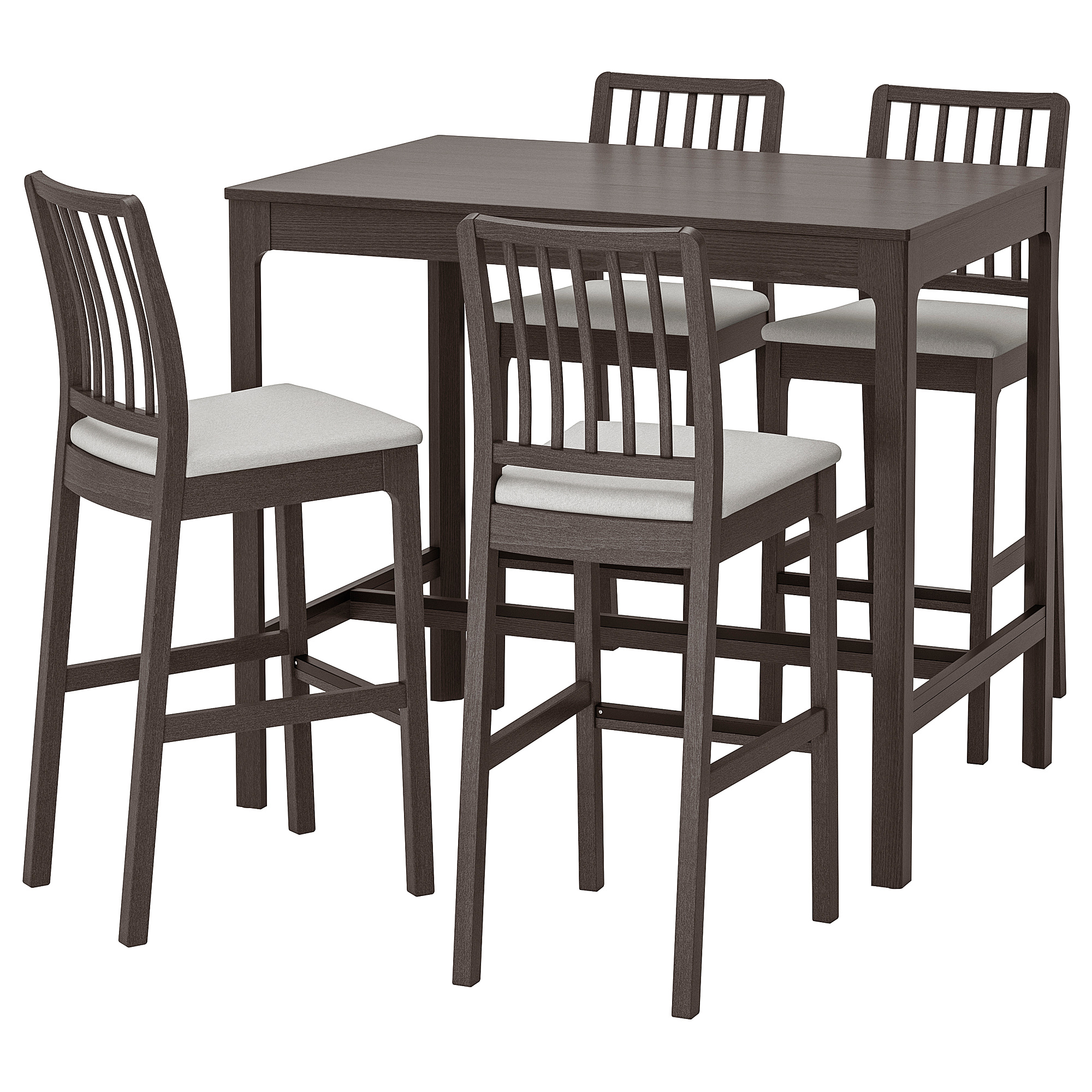 EKEDALEN EKEDALEN Bar Table And 4 Bar Stools