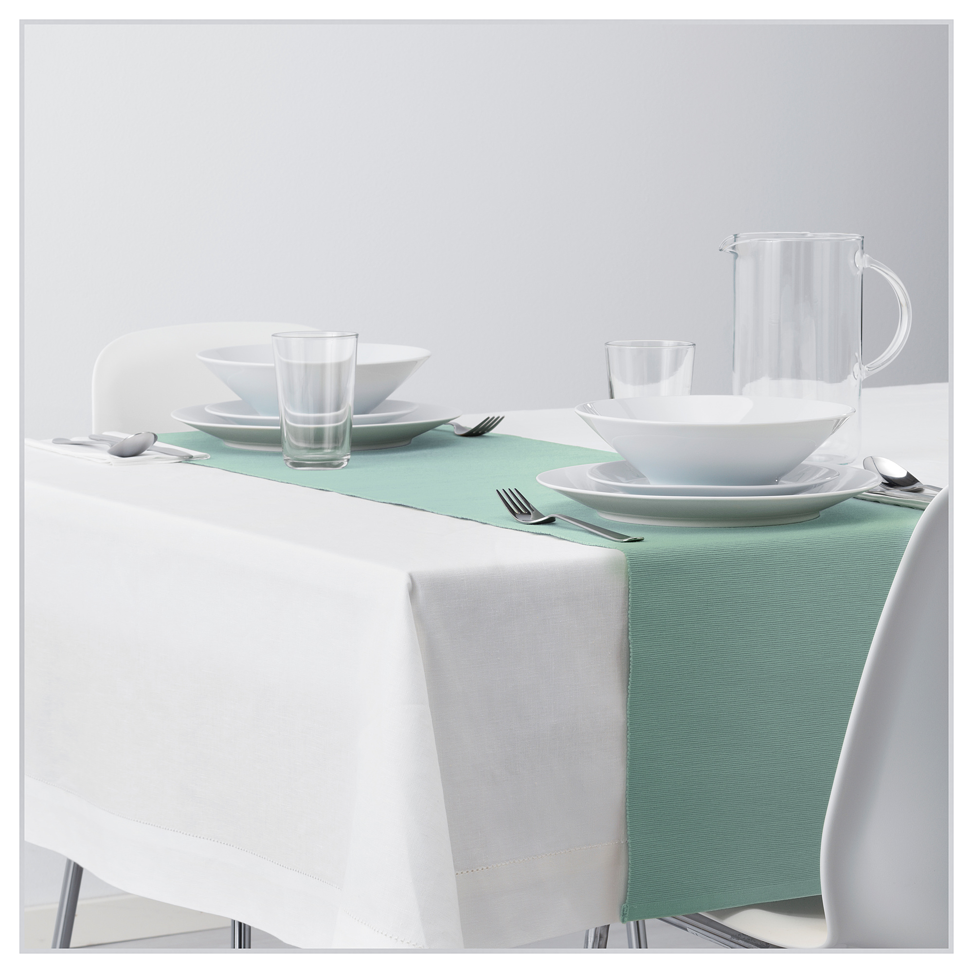 MÄRIT tablerunner, light turquoise IKEA Indonesia
