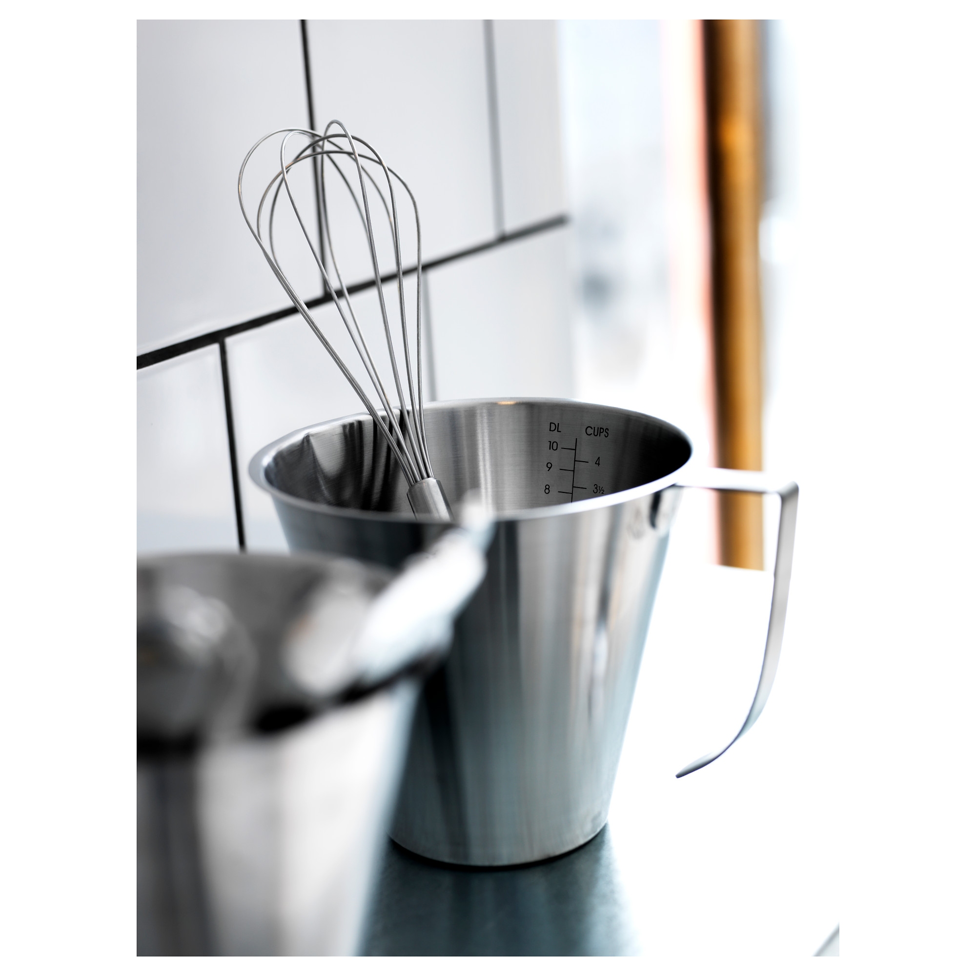 IDEALISK jug, graduated/stainless steel IKEA Indonesia