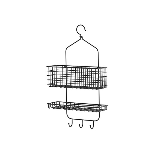 BROGRUND Corner wall shelf unit, stainless steel, 7 ½x22 ¾ - IKEA