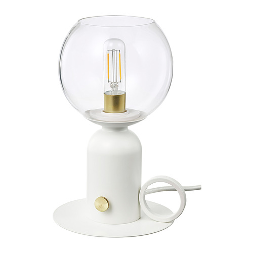 LUNNOM bombilla LED E14 210 lúmenes, regulación intensidad luminosa/vela  acanalada vidrio transparente marrón - IKEA