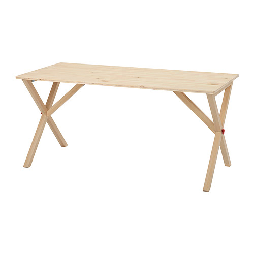 IKEA PS 2026 table, folding/pine clear lacquered, 156x75 cm | IKEA