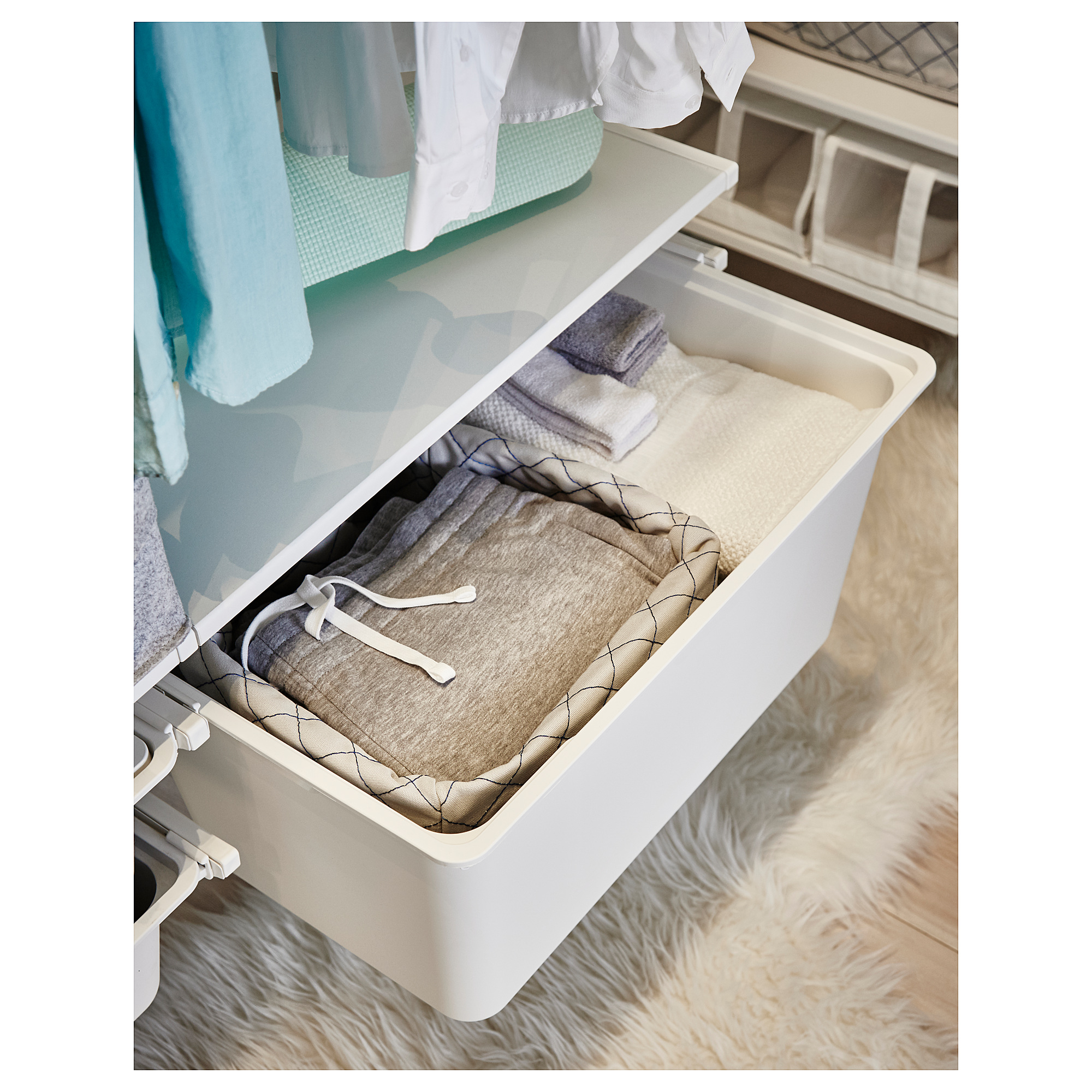 ALGOT wall upright/shelves/box, white IKEA Indonesia